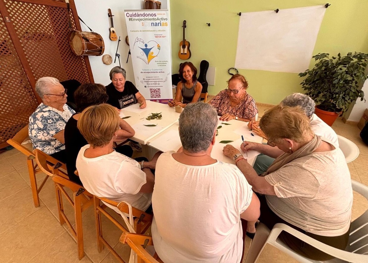 Taller Asociación de la Tercera Edad El Drago – La Gomera 22-11-20204