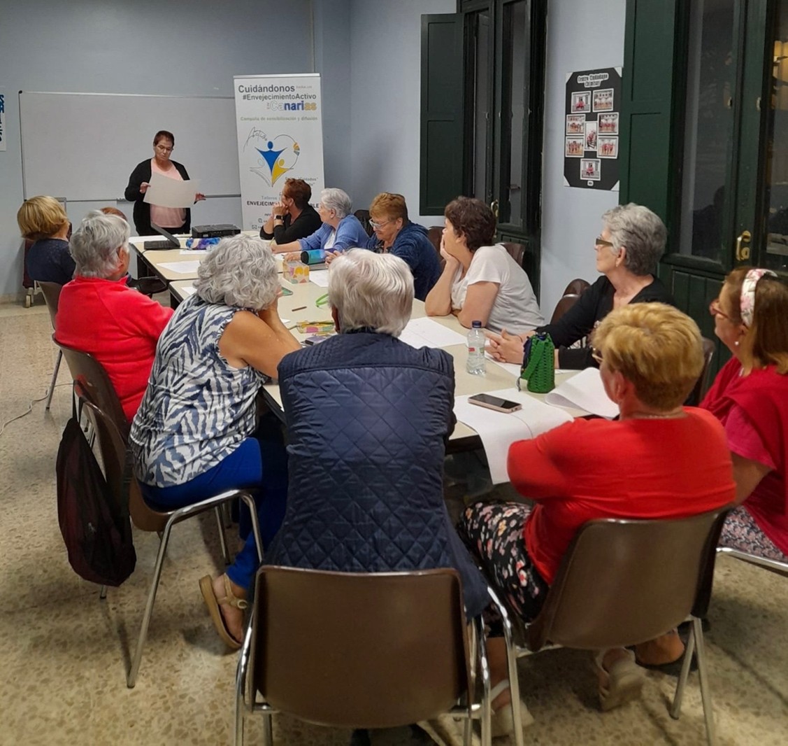 Taller Asociación de Mayores Nuestra ilusión – Tenerife 25-11-20204